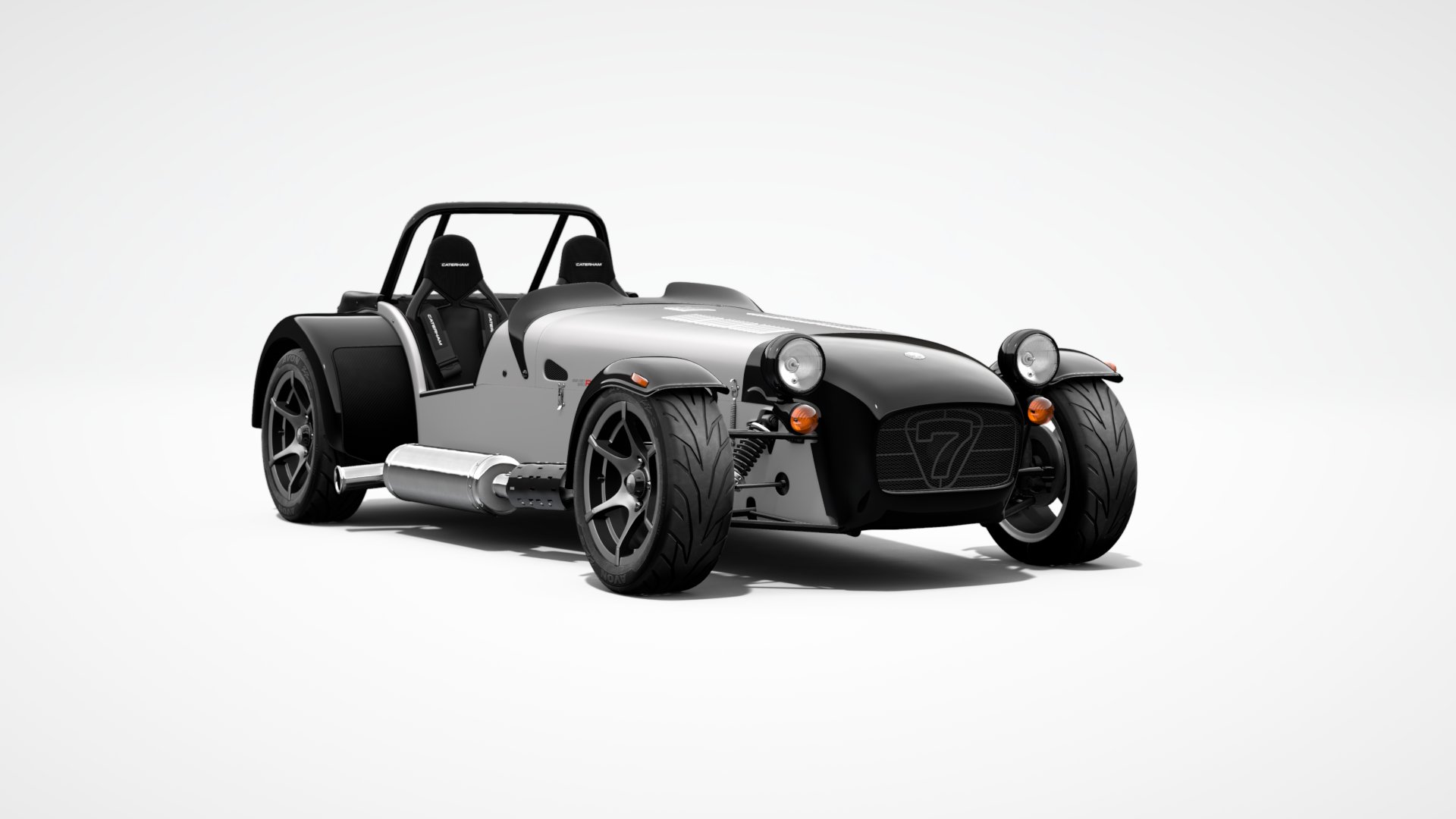 ケータハム SEVEN 340R アルミ×グラビティブラック CH1210