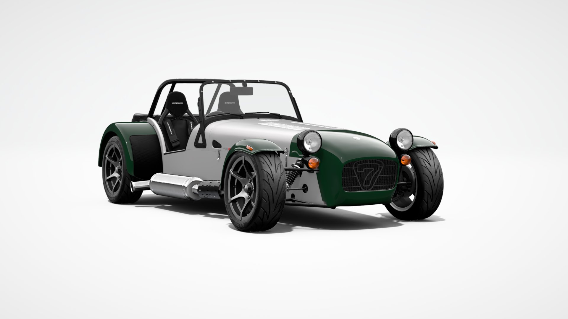 ケータハム SEVEN 340R アルミ×ビンテージグリーン CH1211
