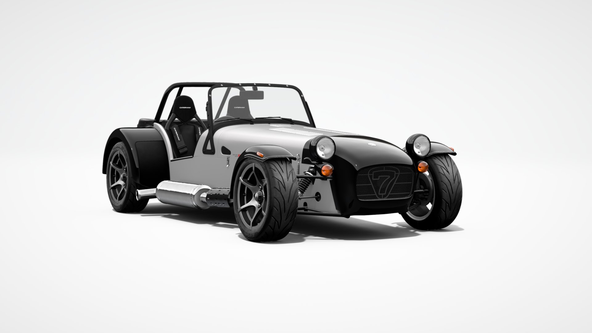 ケータハム SEVEN 340R アルミ×グラビティブラック CH1212