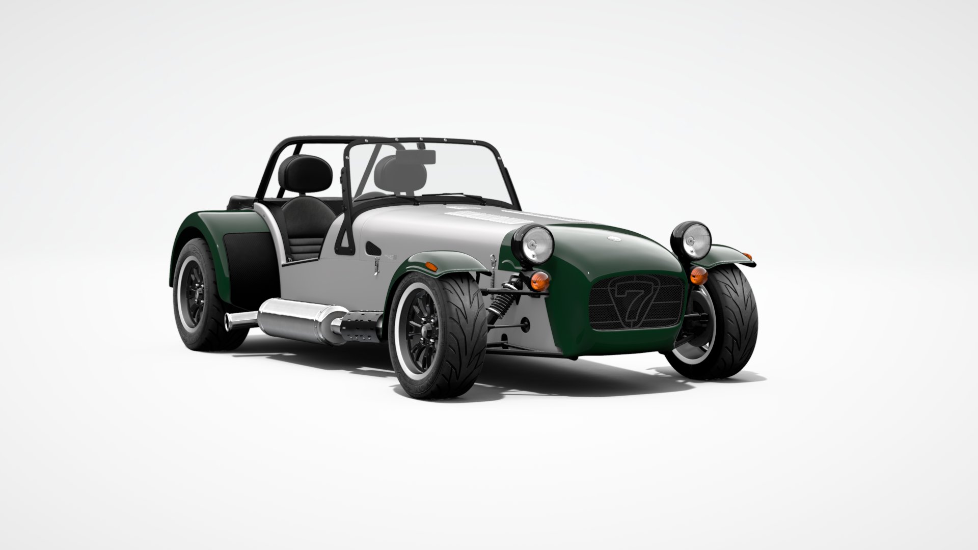 ケータハム SEVEN 340S アルミ×グラビティブラック CH1215