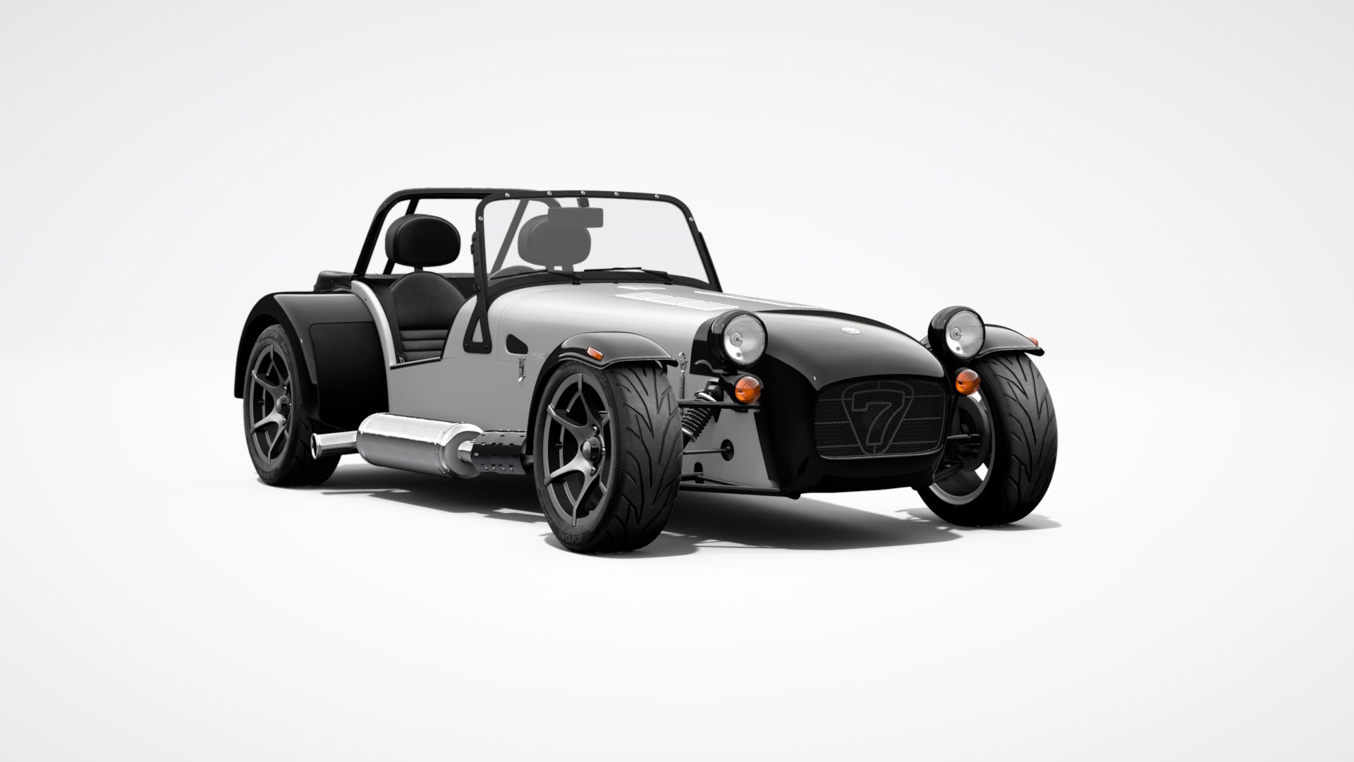 ケータハム SEVEN 340S アルミ×グラビティブラック CH1214